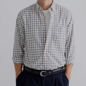 Men’s J. Crew Gingham Long Sleeve Shirt